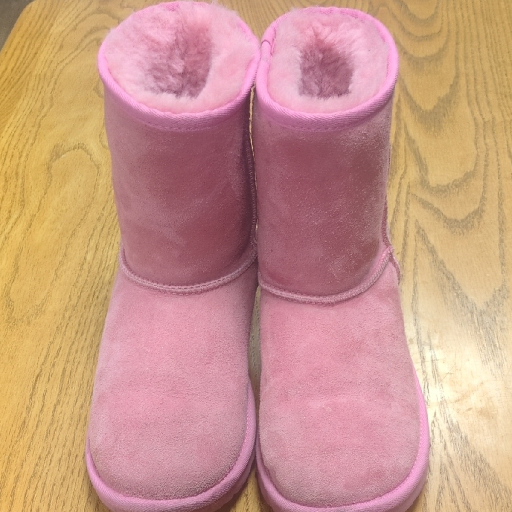 UGG Pink Ankle Booties - Picture 4 of 8